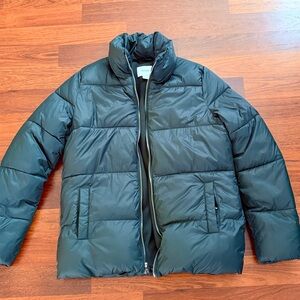 Old Navy Soft Green Puffer Jacket SM Women